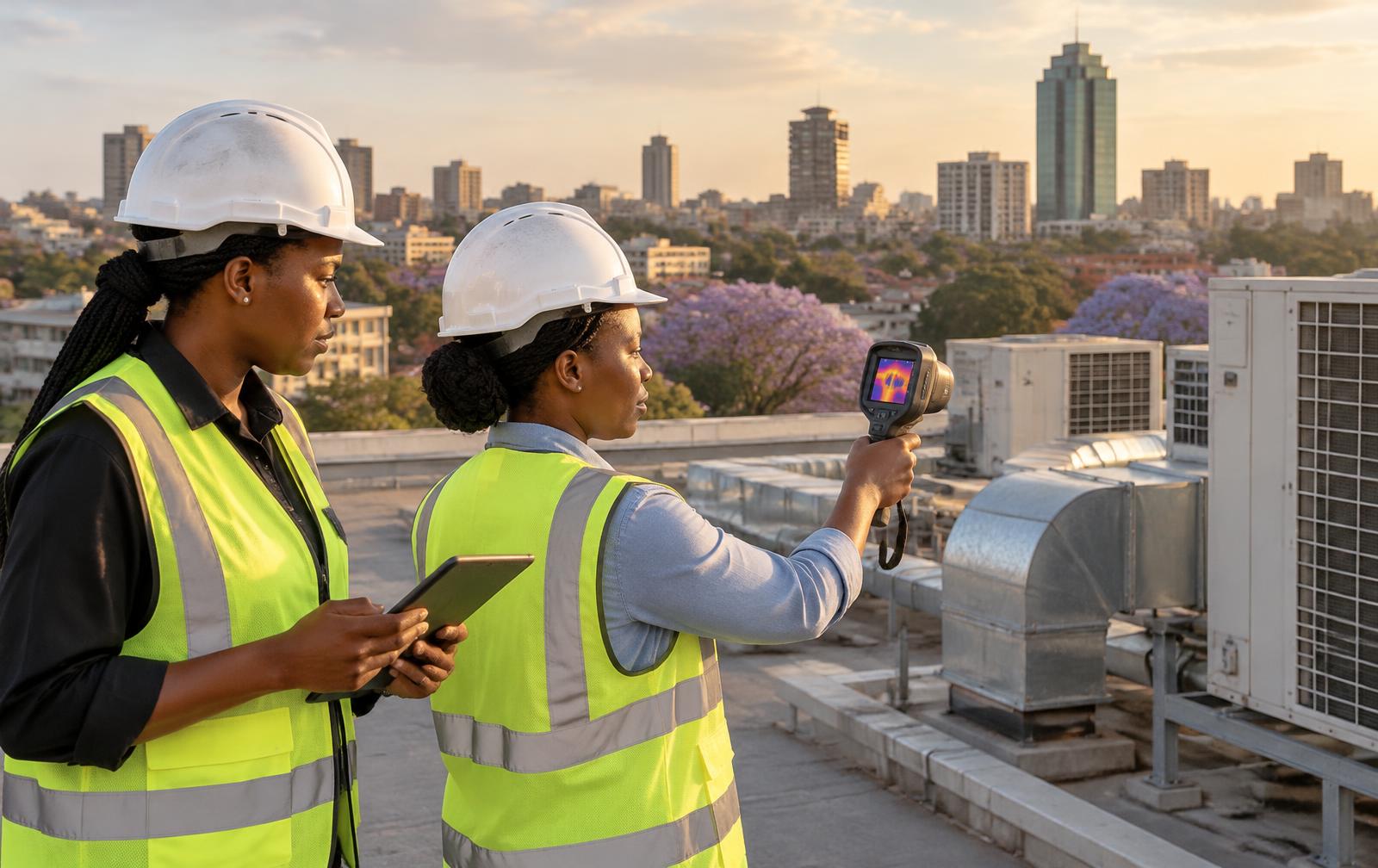Rooftop energy audit in Harare